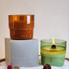 聖誕火爐蠟燭 Christmas Fireplace Scented Candle in Borosilicate Glass 200g (+Optional customization)